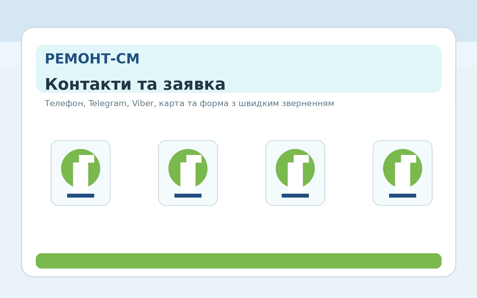 Контакти сервісного центру